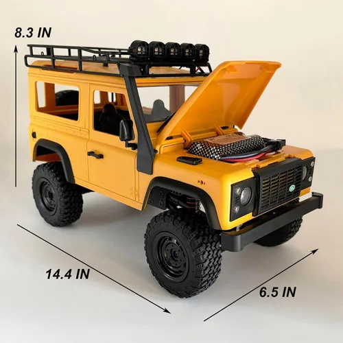 Vista 3 de Camión de control remoto WPLDEWAN 1/12 RC Crawler MN98 Off Road