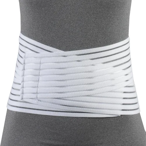 Vista 10 de OTC Soporte lumbosacro, espalda baja de 7 pulgadas, compresión ligera, elástico, negro, pequeño