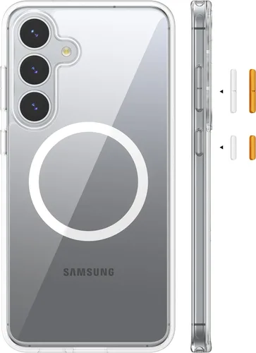 Vista 14 de TORRAS - Funda protectora magnética para Samsung Galaxy S23 6.1 pulgadas, prueba de caídas de grado militar, apta para MagSafe, parte trasera Negro