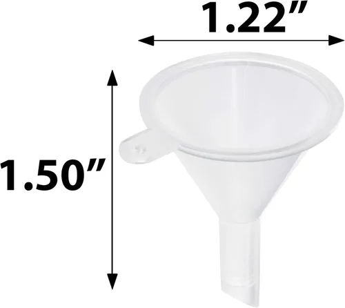 Vista 6 de JUVITUS Botella redonda Boston de vidrio verde de 1 oz / 1.0 fl oz con bomba de tratamiento blanca (paquete de 12) + embudo