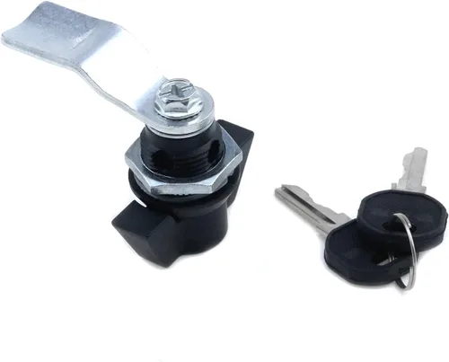 Vista 4 de Cerradura de leva desplazada de cilindro de 7/8 pulgadas con 2 llaves para caja de herramientas de recogida de camión, máquina expendedora, cajón