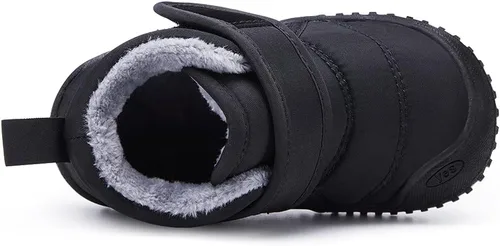 Vista 5 de BMCiTYBM - Botas de nieve de invierno para niños y niñas (piel sintética)