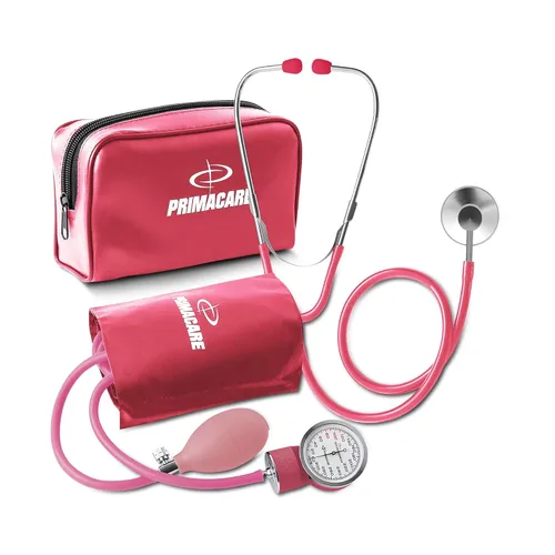 Vista 10 de Primacare DS-9197-BK Classic Series kit de presión arterial para adultos, con estetoscopio, negro
