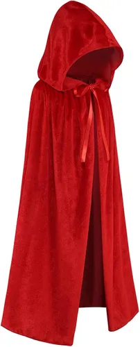 Regenboog Kids Velvet Cape with Hood,Costume Cape Child,Halloween Costume Cloak,Christmas,Renaissance