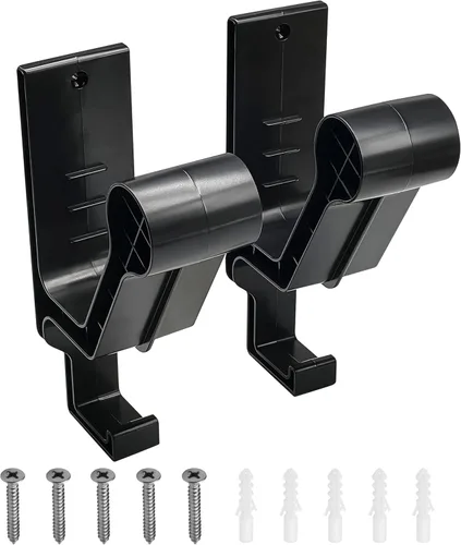 Paquete de 2 soportes para casco de pared, se adapta a casco de fútbol, soporte de casco de lacrosse, colgador de pared para casco de motocicleta,