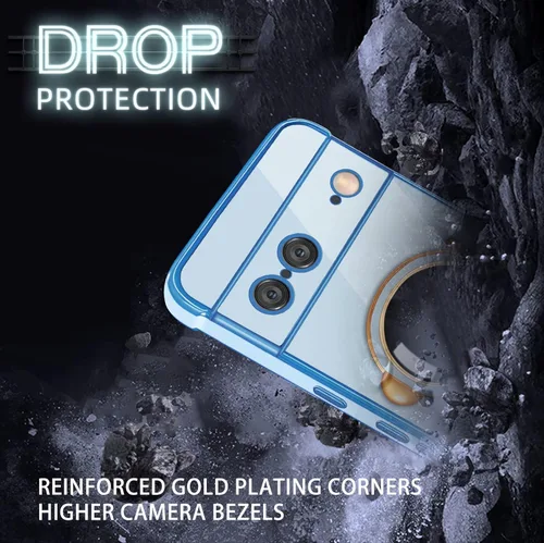Vista 6 de Funda para Google Pixel 7, fundas Pixel 7 con soporte de astronauta para mujeres y niñas, diseño de corazón de amor con corazón chapado en oro 6D