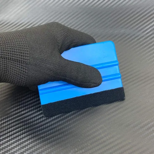 Vista 5 de Kit de herramientas de instalación de película de tintado de vidrio auto CARTINTS con pluma de liberación de aire, espátula de fieltro, cuchillo