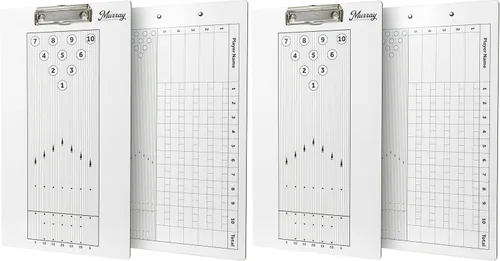 Vista 17 de Murray Sporting Goods sujetapapeles para entrenadores de borrado en seco Pizarra blanca de doble cara