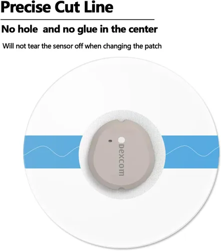 Vista 3 de G7&Stelo Over Parches impermeables – Paquete de 60 parches adhesivos transparentes G7 para monitor continuo de glucosa, cubierta de sensor de larga