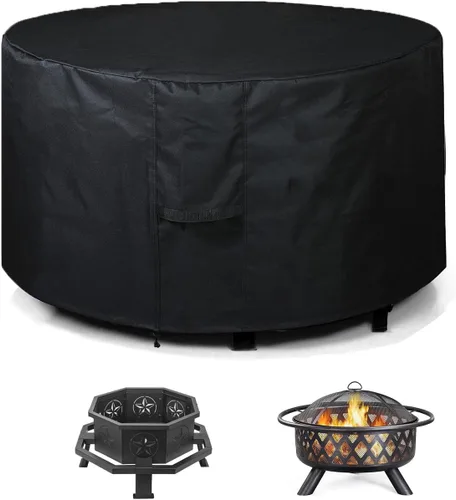 Vista 19 de SheeChung Cubierta para Hoguera para Solo Stove Bonfire Hoguera Exterior Sin Humo - Pequeña Redonda Impermeable Refugio de Poliéster 600D