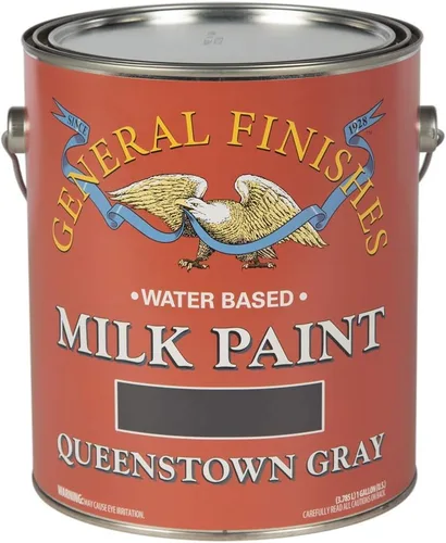 Vista 20 de General Finishes Pintura de leche a base de agua, 1 cuarto de galón, azul costero