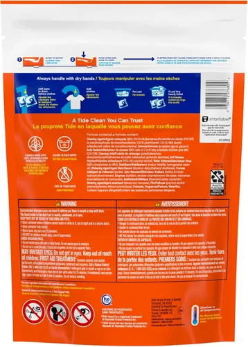 Vista 11 de Tide Power Pods - Cápsulas de detergente para ropa deportiva, 18 unidades, avanzado para sudor + combatiente de manchas