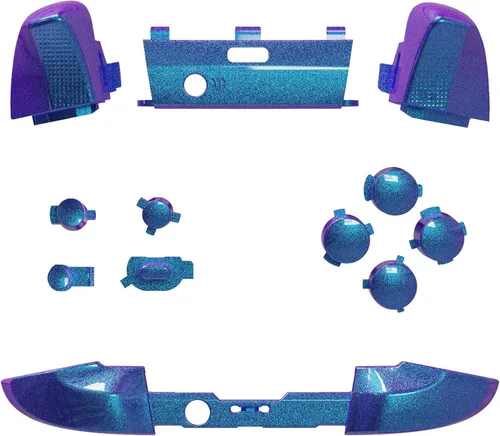 Vista 3 de eXtremeRate Chameleon - Botones de repuesto para Xbox One Elite Series 2 Controller, LB RB LT RT parachoques gatillos ABXY Start Back Sync teclas