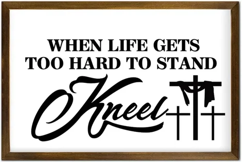 Vista 30 de Letrero con marco de madera con texto inspirador, con texto en inglés «Take My Hand Take My Whole Life», letreros con marco de madera rústica