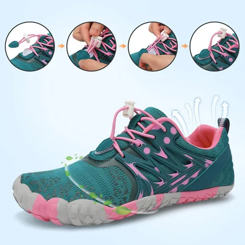 Vista 6 de L-RUN Zapatos de agua atléticos para senderismo para hombre y mujer