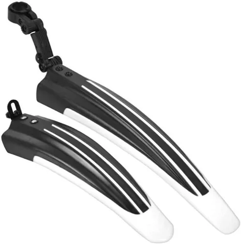 Vista 8 de Free-fly Conjunto de guardabarros delantero y trasero ajustable para bicicleta de montaña y bicicleta de bicicleta