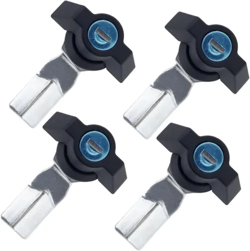 Vista 9 de Cerradura de leva desplazada de cilindro de 7/8 pulgadas con 2 llaves para caja de herramientas de recogida de camión, máquina expendedora, cajón
