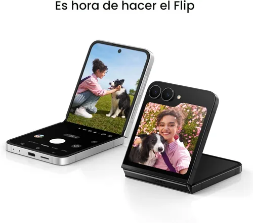 Vista 3 de Samsung Galaxy Z Flip7 FE Teléfono Celular, Smartphone con IA de 128GB, Android Desbloqueado, Batería de Larga Duración, 2025, Garantía del Negro
