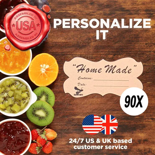 Vista 5 de Supa Ant Kit de iniciación de suministros para conservas negras, 10 piezas de accesorios para latas con estante para conservas, cucharón XL, embudo