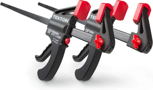 Vista 5 de TEKTON Abrazadera de Barra de Trinquete de 6 Pulgadas / Separador de 12 Pulgadas, Juego de 2 Piezas CLP51506