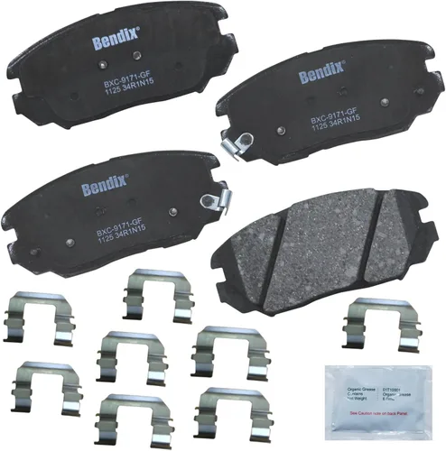 Vista 449 de Bendix Pastillas de freno delanteras de cerámica Priority1 CFC465AK2 para Acura EL 2005-1997, Honda Civic 2011-1996, Insight 2014-2010