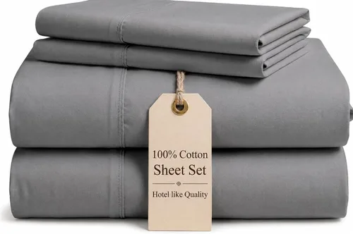 Vista 6 de Good Sleep Bedding Sábanas tamaño individual XL, juego de sábanas de 4 piezas, 800 hilos, suaves, duraderas, extra largas, bolsillo profundo de 16