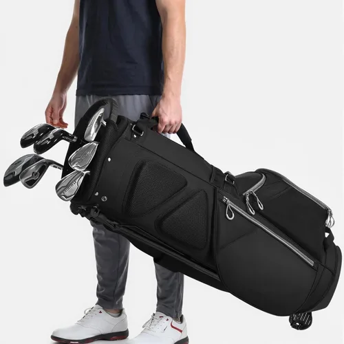 Vista 2 de GoHimal 14-Way Golf Stand Bag, Golf Bag with Stand - Lightweight Durable Club Bag for Men & Women