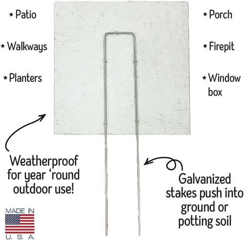 Vista 4 de My Word! Letrero de jardín independiente con estaca para tu jardín, patio, pasarela, maceta, decorativo, rústico, para exteriores, interior, hogar
