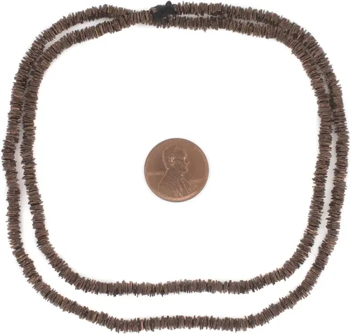 Vista 2 de TheBeadChest - Cuentas Heishi de disco cuadrado de cobre (0.118 in)