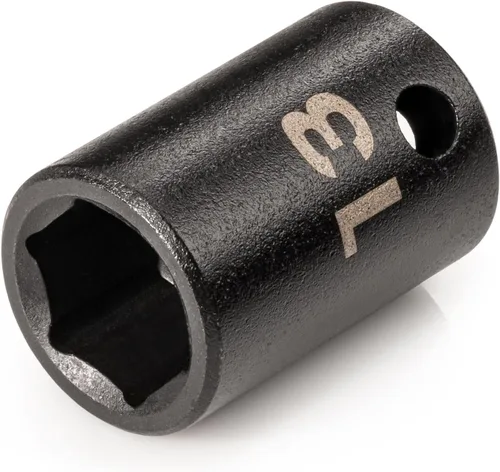 Vista 52 de TEKTON Zócalo de impacto de 6 puntos semiprofundo de 3/8 pulgadas x 1 pulgada SID14025