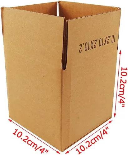 Vista 5 de Edenseelake Cajas de envío pequeñas cajas de cartón de 4 x 4 x 4 pulgadas, paquete de 25