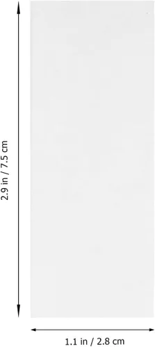 Vista 2 de 500pcs papel de filtro cuantitativo de cromatografía tiras de papel de limpieza de laboratorio para laboratorios de química aula