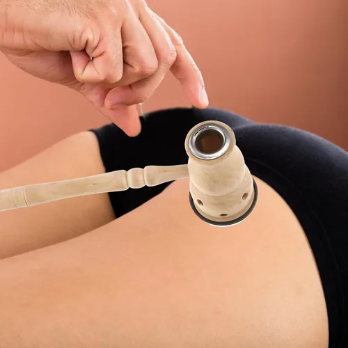 Vista 7 de Herramientas de madera Fire Cupping Set Quemador Titular Mini Madera Moxa Caja Curación Portátil Caja Artemisia