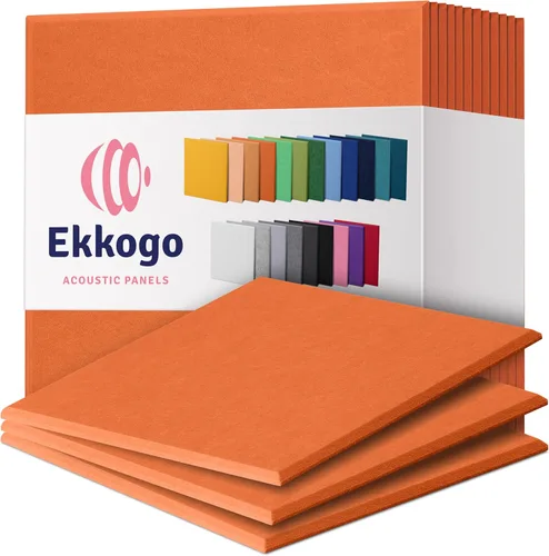 Vista 68 de Paneles acústicos de alta densidad para amortiguar sonidos, forma hexagonal, paquete de 12 unidades de 14" x 12.1" x 0.4", color turquesa océano