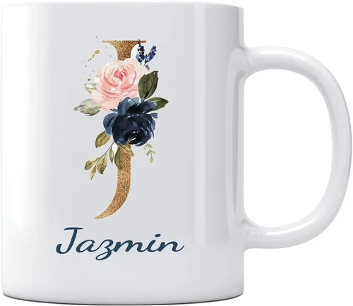 Mother's Day 2021 Cup with Name Jazmin Unique Mothers Day Gifts for Friend Sisters Moving Away Graduation University College Gifts for Her Coffee