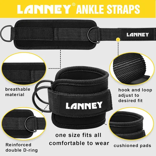 Vista 9 de Accesorio para máquina de cable de tríceps, cuerda de jalón de tríceps de 35 pulgadas, accesorios de jalón LAT, set de accesorios de gimnasio