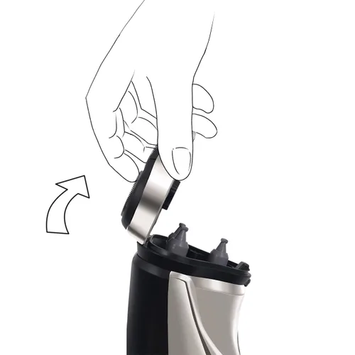 Vista 2 de Cuchilla de repuesto para afeitado flotante 3D, resistente al agua, cabezales de repuesto para maquinilla de afeitar eléctrica