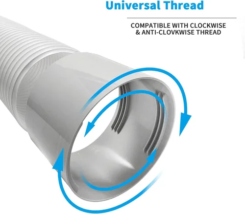 Vista 4 de Acoplador de extensión de manguera de aire acondicionado de 5 pulgadas, acoplamiento de conector de manguera de ventilación de escape de CA