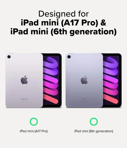 Vista 2 de Ringke Protector de pantalla de vidrio templado compatible con iPad Mini 6 (6ª generación) y protector de pantalla para iPad Mini A17 Pro, vidrio