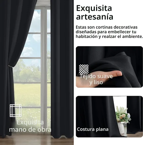 Vista 6 de Simplebrand Juego de 2 paneles de cenefa aguamarina para ventana de cocina de 14 pulgadas de largo, cortinas de oscurecimiento de habitación