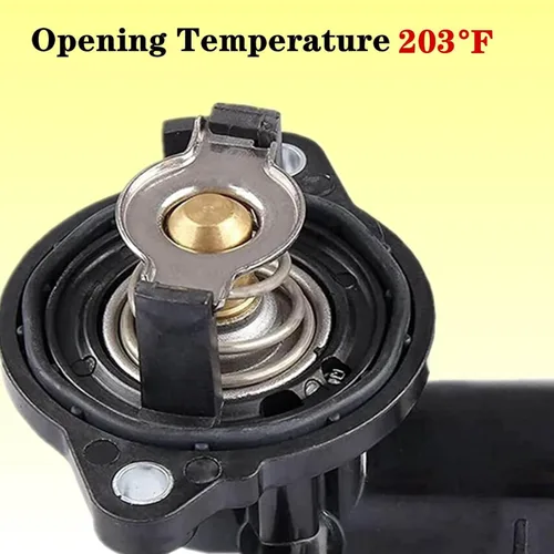 Vista 4 de Conjunto de carcasa del termostato del refrigerante del motor 5184651AH, compatible con Durango 2011-2015, Jeep Grand Cherokee 2011-2015, Jeep