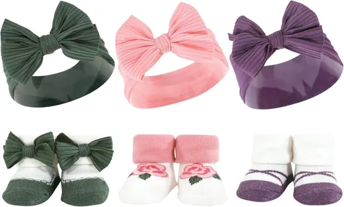 Vista 96 de Hudson Baby Conjunto de regalo de diadema y calcetines para niña