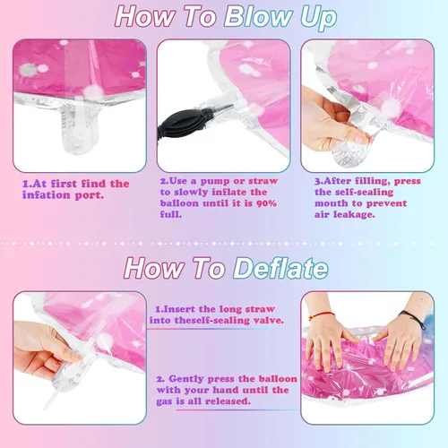 Vista 6 de Globos de Sirena Número 0 de 40 Pulgadas, Juego de Globos de Números Grandes Morado Verde Azulado Arcoíris 0-9, Globos de Números de Papel