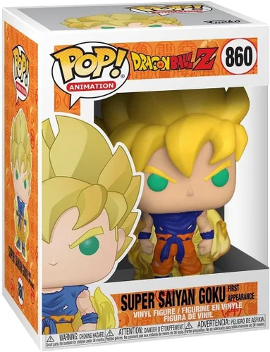 Funko Pop Animation: Dragonball Z - Super Saiyan Goku - (Primera aparición) - Dragon Ball - Figura de vinilo coleccionable - Idea de regalo -