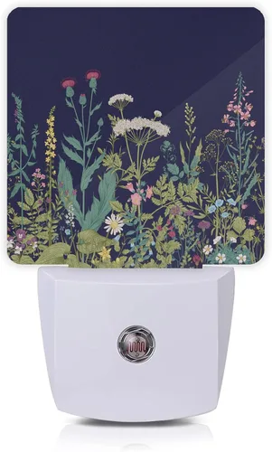 Vista 10 de Luz nocturna de bola, luces nocturnas enchufables de béisbol y sóftbol con sensor de atardecer a amanecer para dormitorio, baño y sala de estar, 0.5