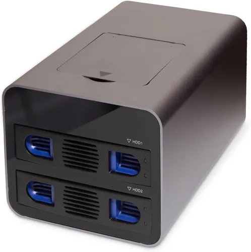 Vista 10 de IO CREST Caja USB tipo C de una sola bahía de 10 Gbps para HDD SATA de 2.5" y 3.5
