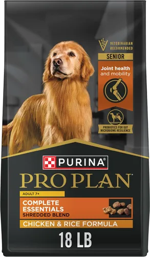 Vista 12 de Purina Pro Plan Alimento para perros mayores con probióticos para perros, mezcla triturada de pollo y arroz, bolsa de 34 libras