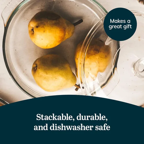 Vista 5 de Libbey juego de cacerola de vidrio, 6