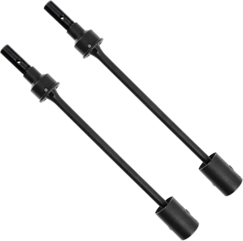 Vista 4 de ShareGoo - Eje de transmisión delantero trasero de acero CVD con copas de transmisión de 0.669 in, tuercas hexagonales de rueda compatible con Negro