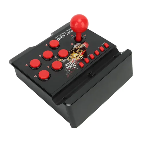 Luqeeg Wired Game Joystick, 4 in 1 Spherical Joystick, Wired Game Controller Game Fighting Joystick Stick Controller Game Machine Accessories for